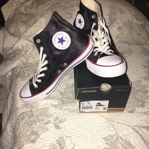 Converse All Star High Top Shoes, Black, size 10